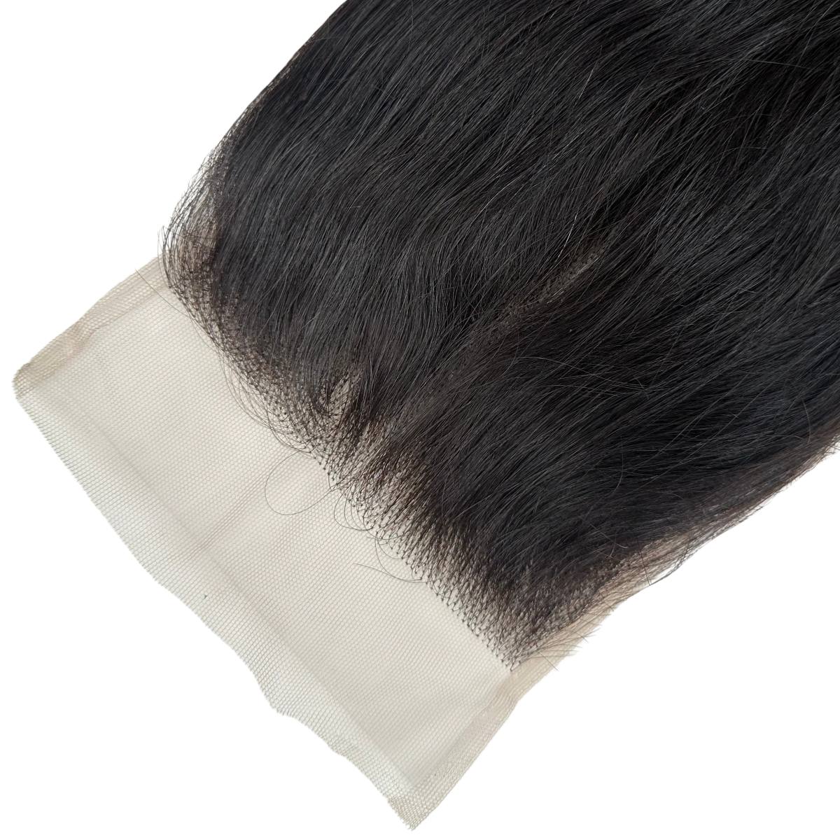 Raw Vietnamese Straight 5x5 Swiss Closure