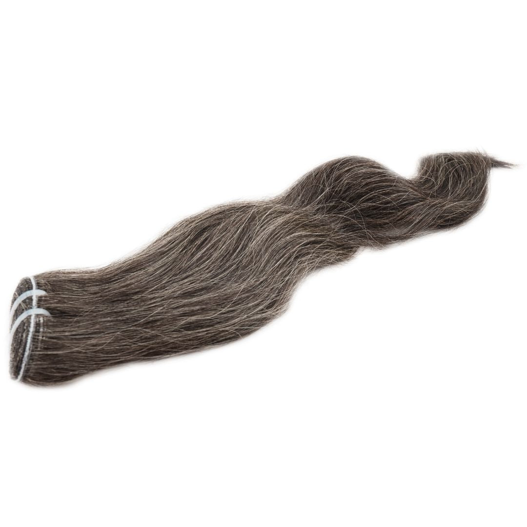 Vietnamese Natural Gray Hair Extensions