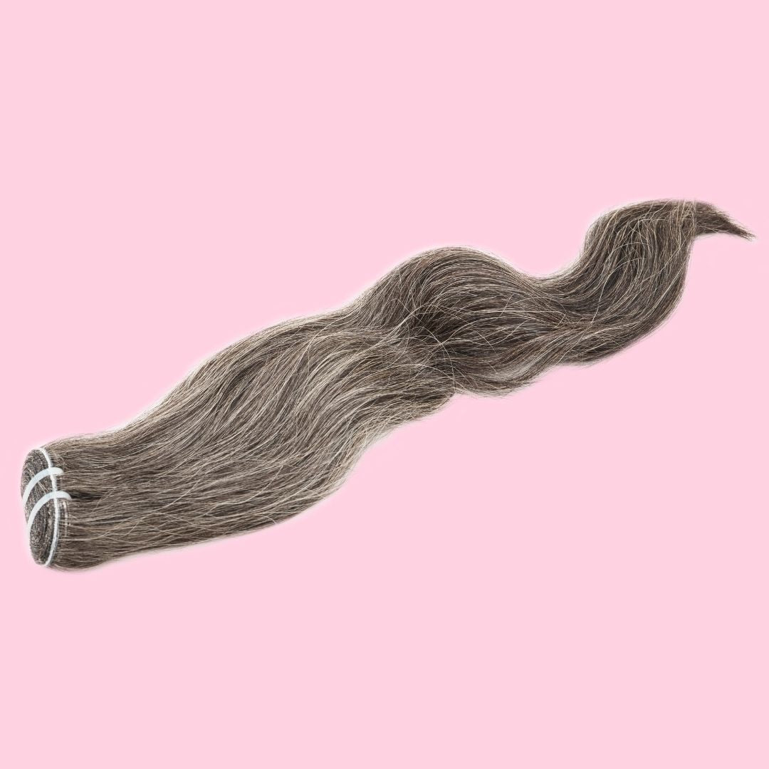 Vietnamese Natural Gray Hair Extensions